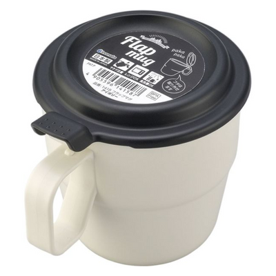 INOMATA FLAP MUG IVORY 360ML