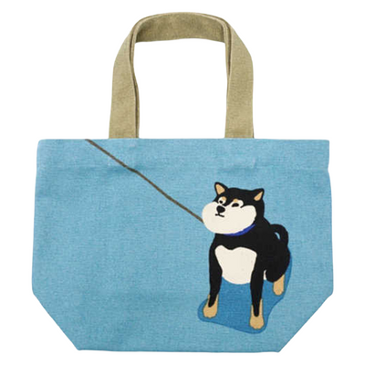 FRIENDSHILL MINI TOTE BLACK SHIBA