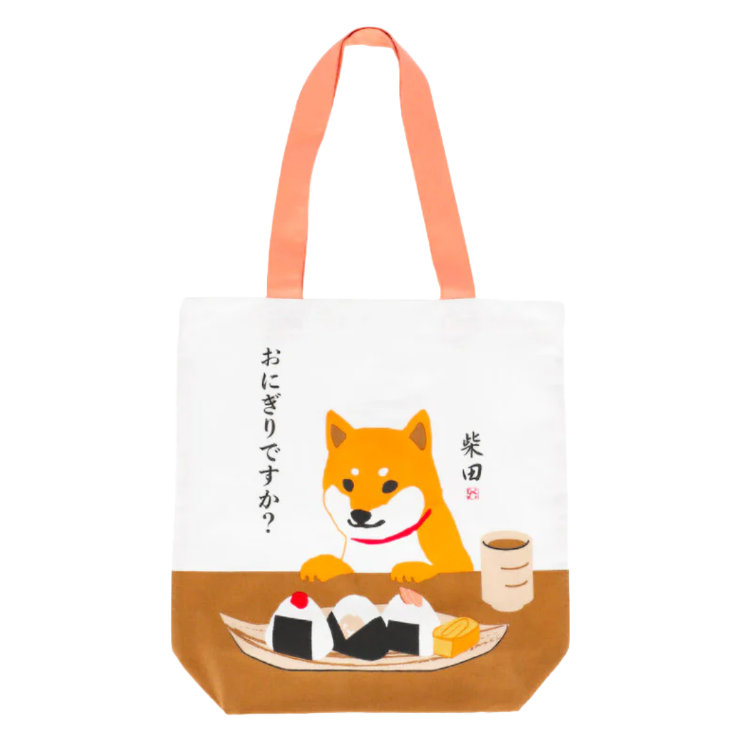 FRIENDSHILL A4 TOTE BAG SHIBA ONIGIRI