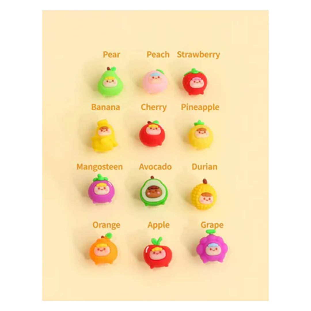 FRUITS ERASER 12P SET