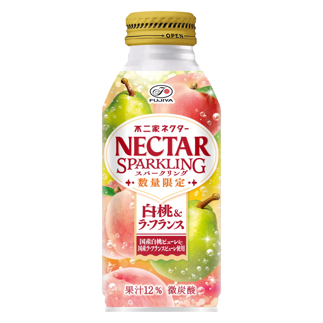 FUJIYA NECTAR SPARKLING PEACH & LA FRANCE