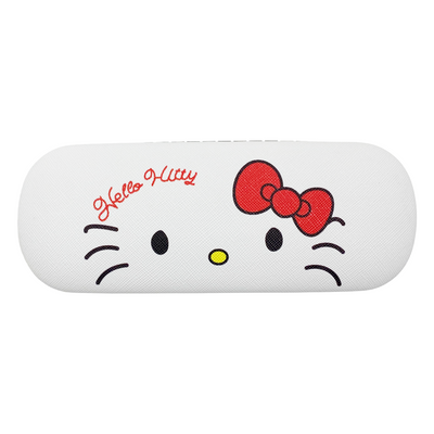 GLASSES CASE HELLO KITTY WHITE