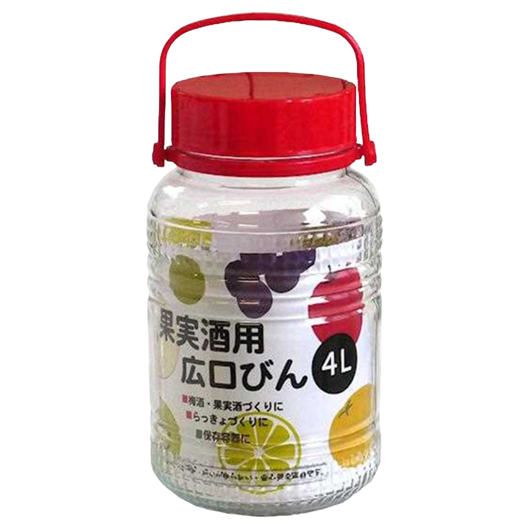 FRUIT WINE GLASS JAR 4L