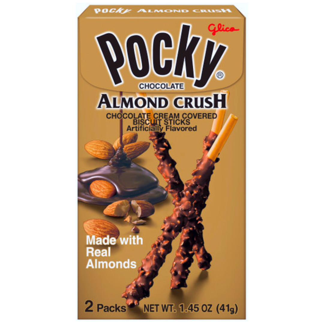 GLICO POCKY ALMOND CRUSH 1.45OZ