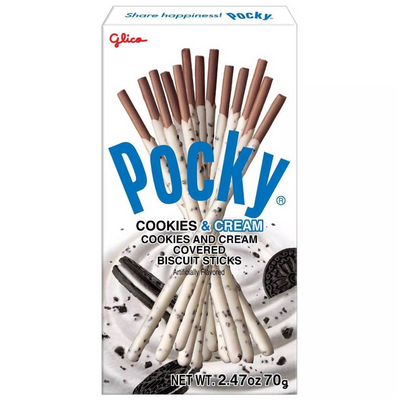 GLICO POCKY COOKIES CREAM 2.47OZ