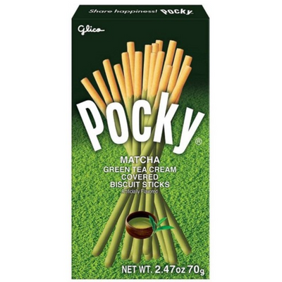 GLICO POCKY GREEN TEA 2.47OZ