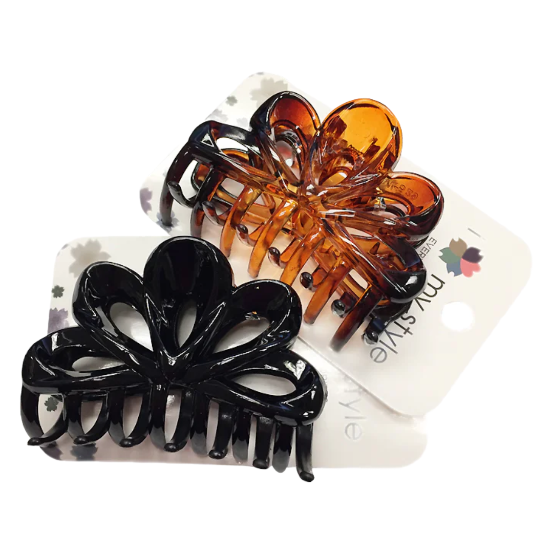 HAIR ACC HAIR CLAW CLIP LEAVES 1P