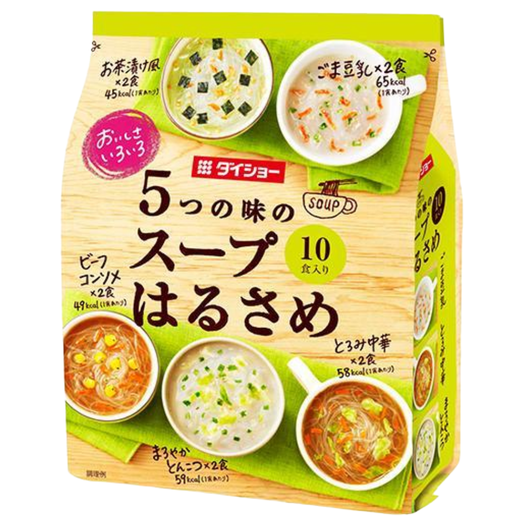DAISHO 5 FLAVORS HARUSAME SOUP VERMICELLI GREEN