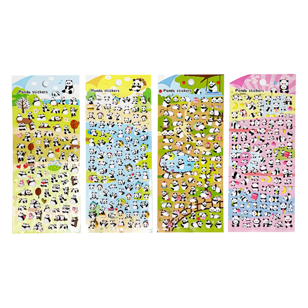 YT-HB225 HAPPY PANDA STICKER