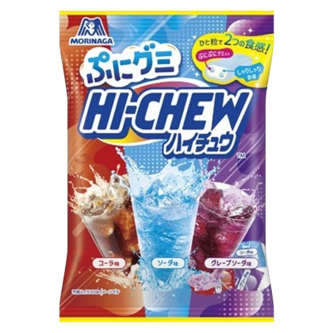 HI CHEW BAG PUNI GUMMY SODA ASSOT