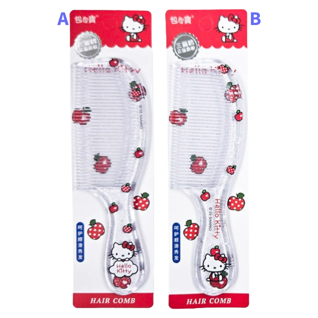 SANRIO HELLO KITTY CLEAR HAIR COMB SMALL 5.8IN