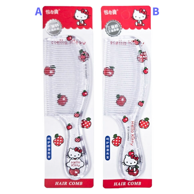 SANRIO HELLO KITTY CLEAR HAIR COMB SMALL 5.8IN
