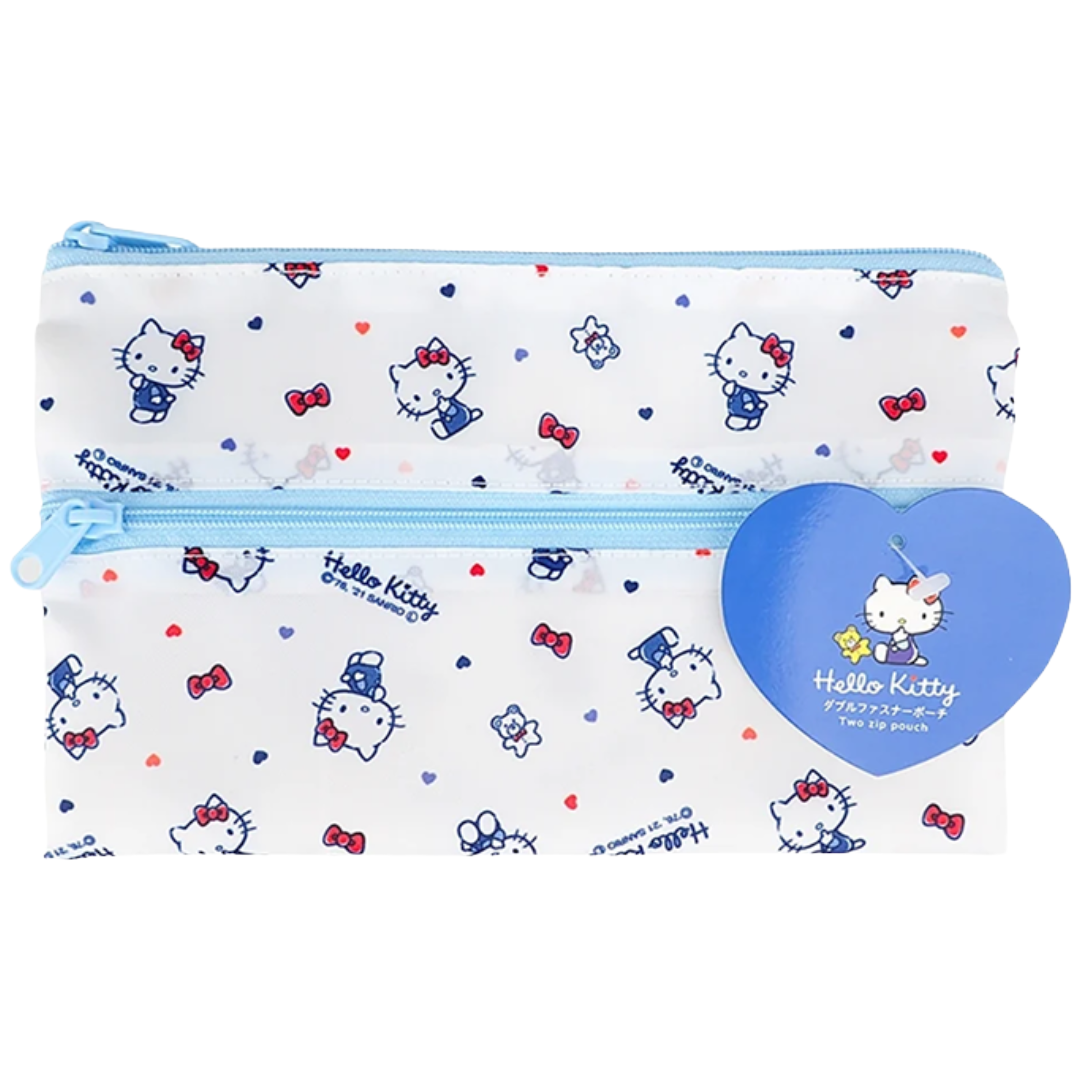 ZIPPER POUCH  RIBBON HELLO KITTY