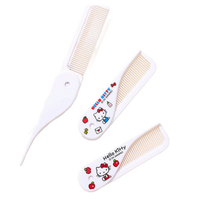SANRIO FOLDING COMB HELLO KITTY WHITE