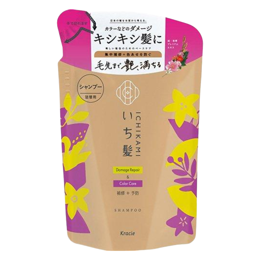 KRACIE ICHIKAMI DAMAGE CARE SHAMPOO REFILL 330ML