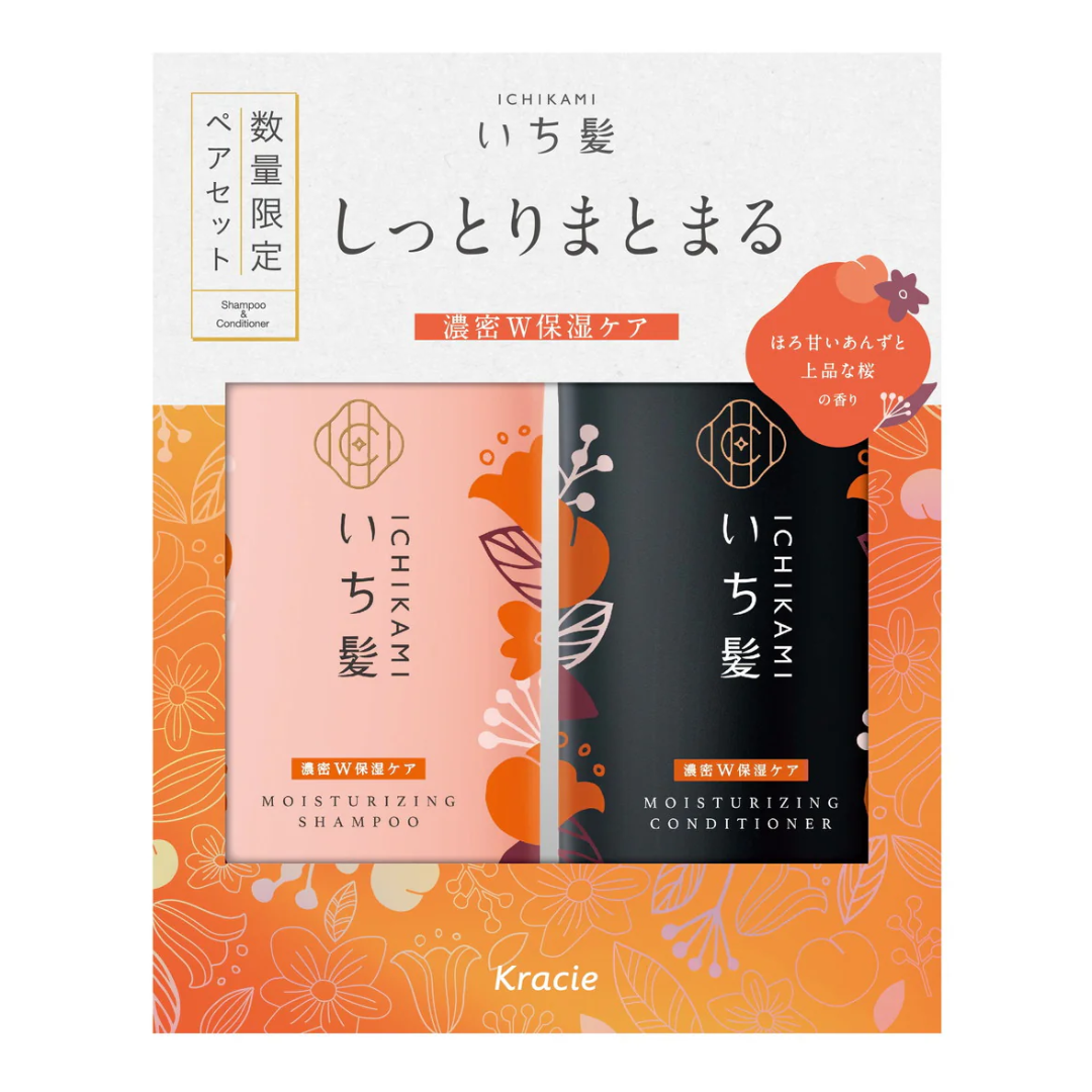 KRACIE ICHIKAMI MOIST SHAMPOO CONDITIONER SET