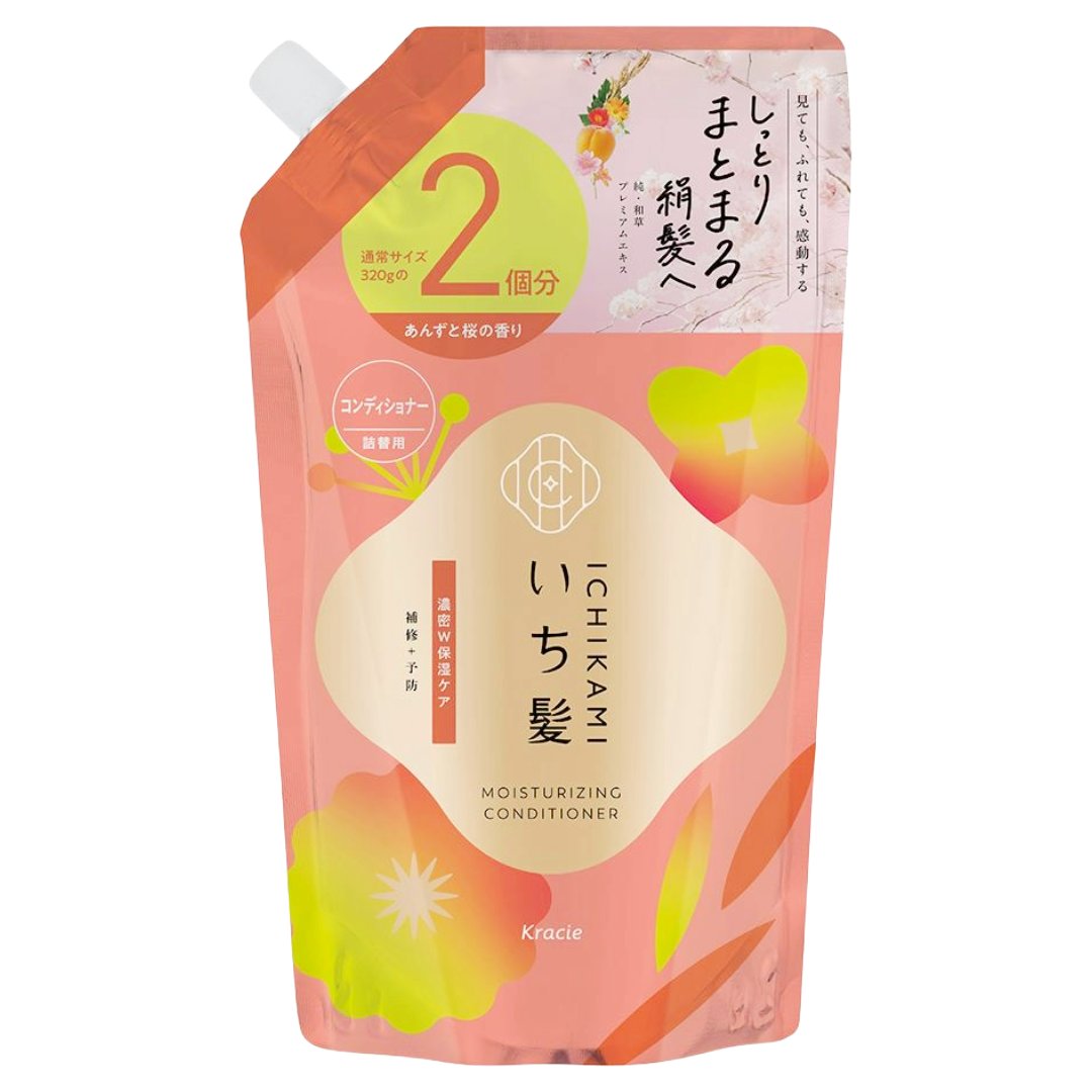 KRACIE ICHIKAMI MOISTURIZING CONDITIONER DOUBLE REFILL