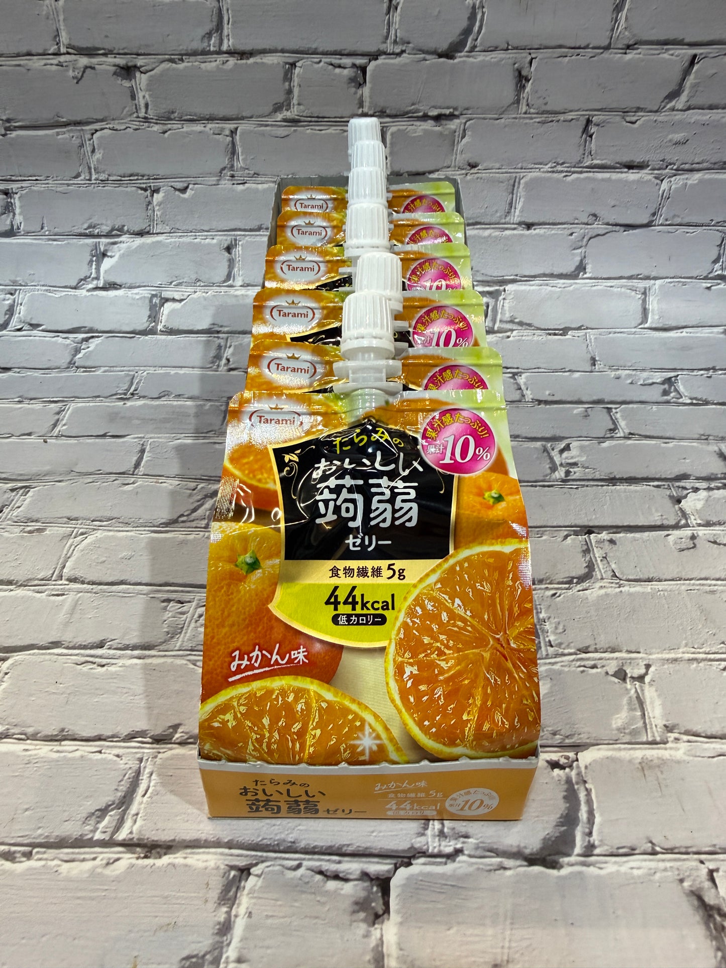 ★TARAMI JELLY DRINK ORANGE 150G x 6PACK in BOX