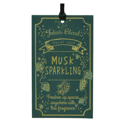 JOHN'S BLEND PAPER AIR FRESHENER MUSK SPARKLING