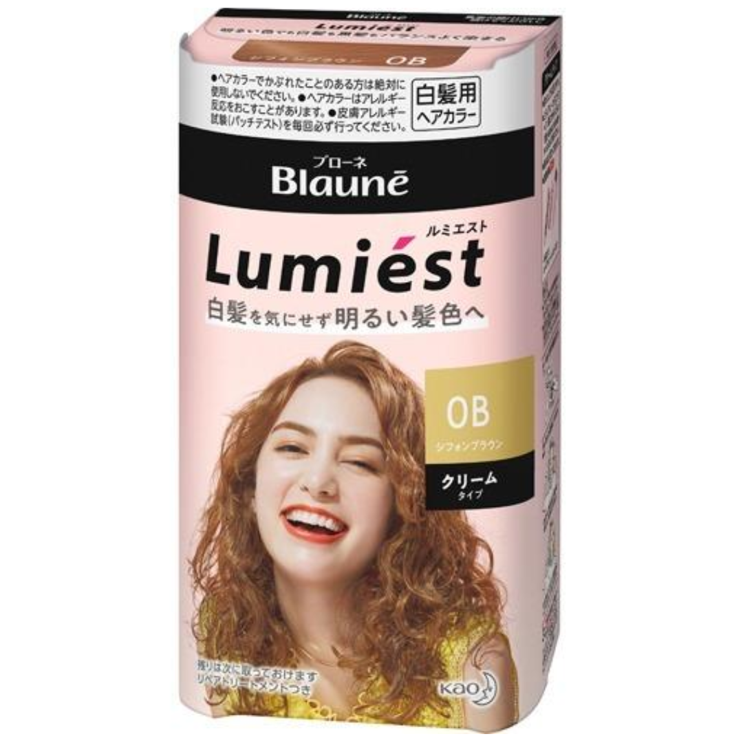KAO BLAUNE LUMIEST HAIR COLOR CHIFFON BROWN OB