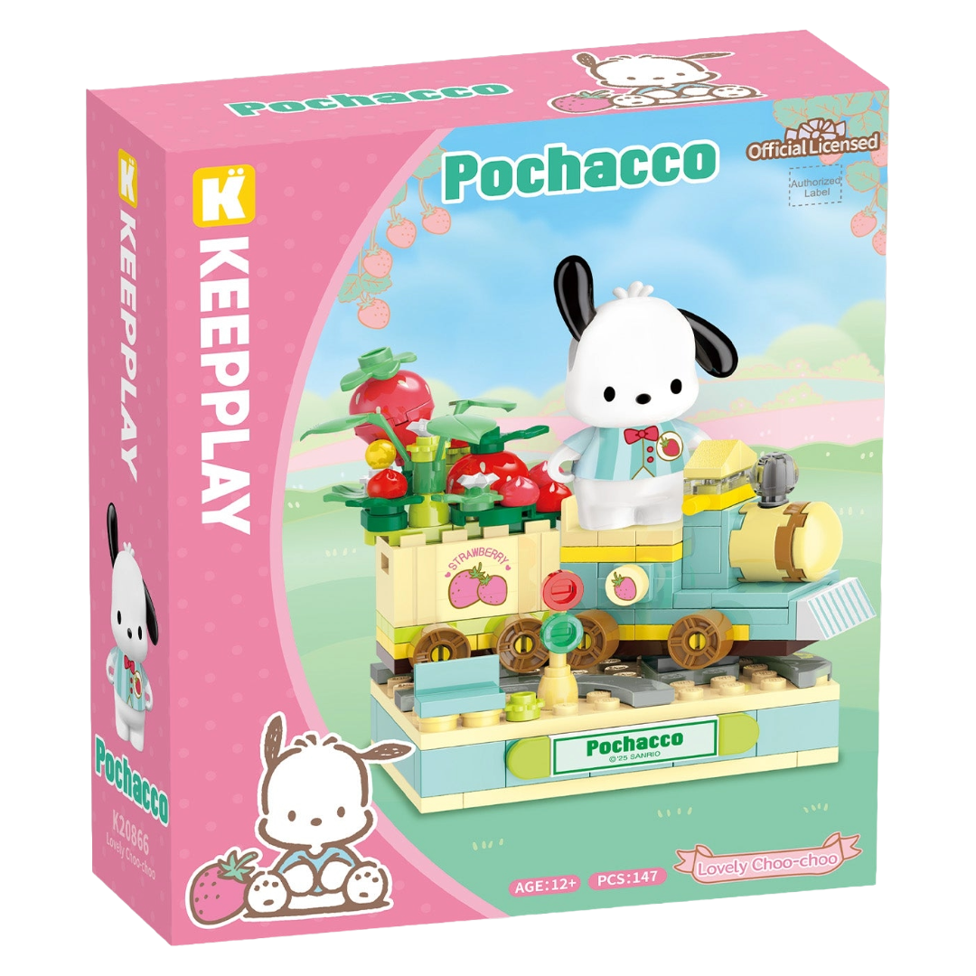 SANRIO KEEPPLEY BLOCK STRAWBERRY SHOP POCHACCO