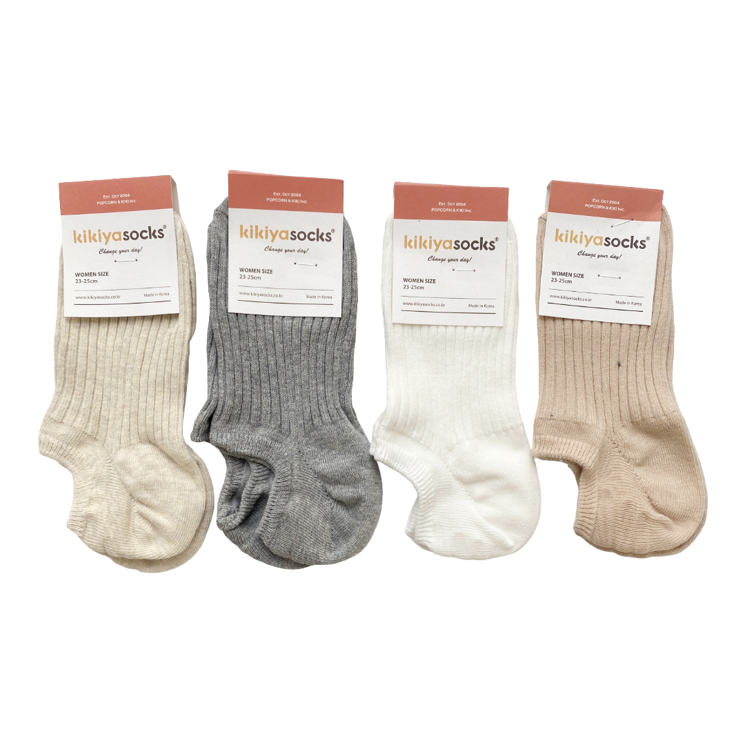 KIKIYA DOUBLE CYLINDER RIBBED SOCK