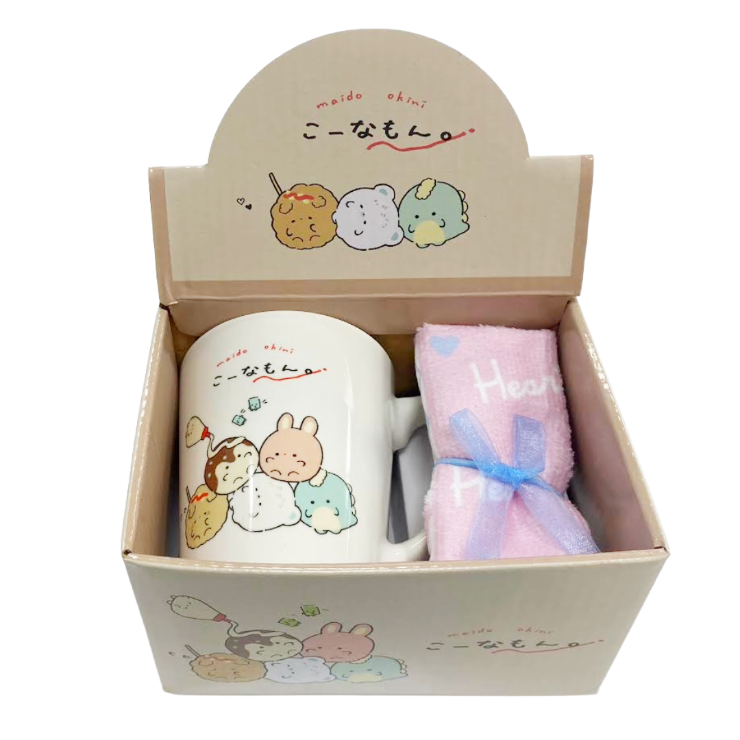 MUG CUP WITH TOWEL GIFT SET KONAMON