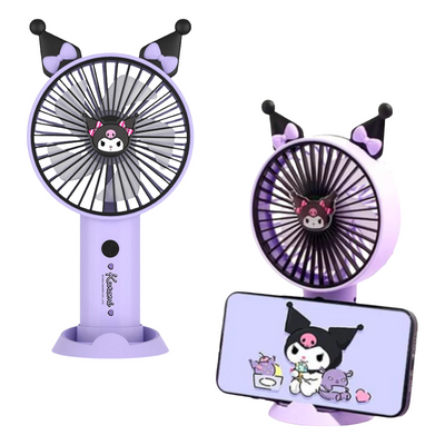 SANRIO PORTABLE STAND FAN KUROMI