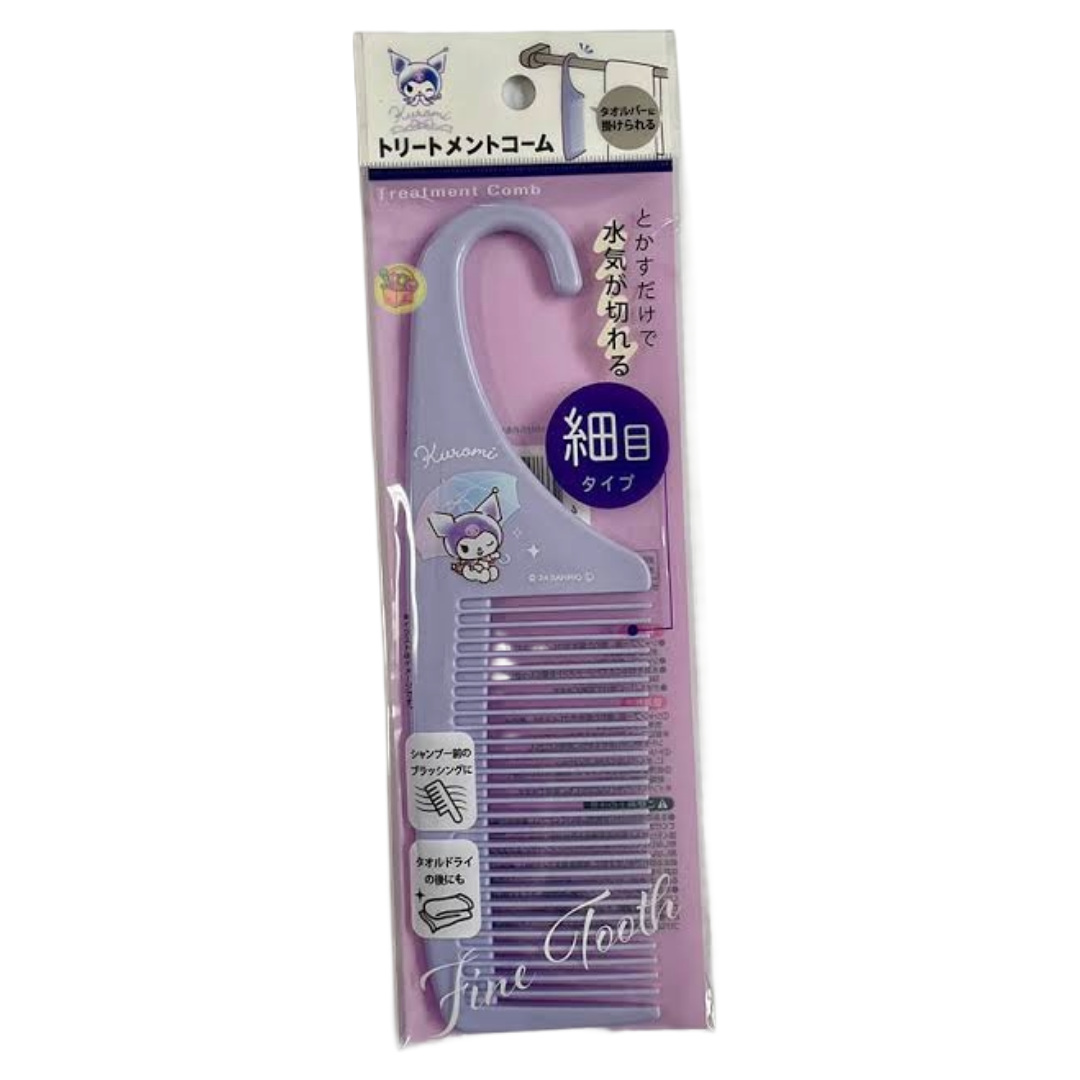 TREATMENT COMB FINE TOOTH KUROMI