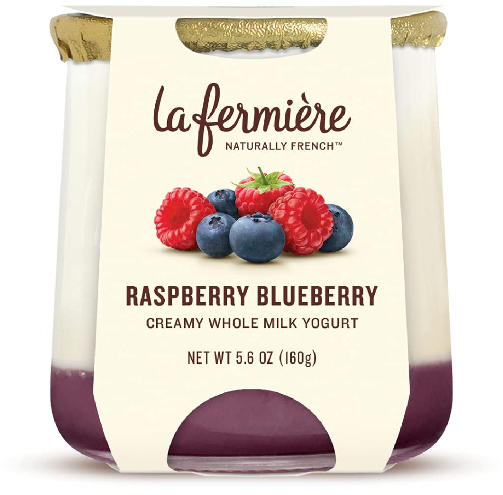 LA FERMIERE YOGURT RASPBERRY BLUEBERRY