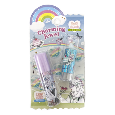 CHARMING JEWEL LIP BALM & LIP GLOSS SET COLORLESS