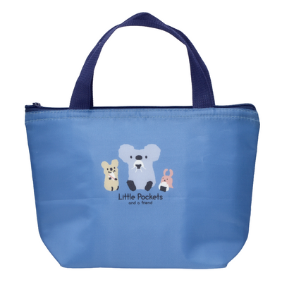 KOKUBO LITTLE POCKETS LUNCH BAG BLUE