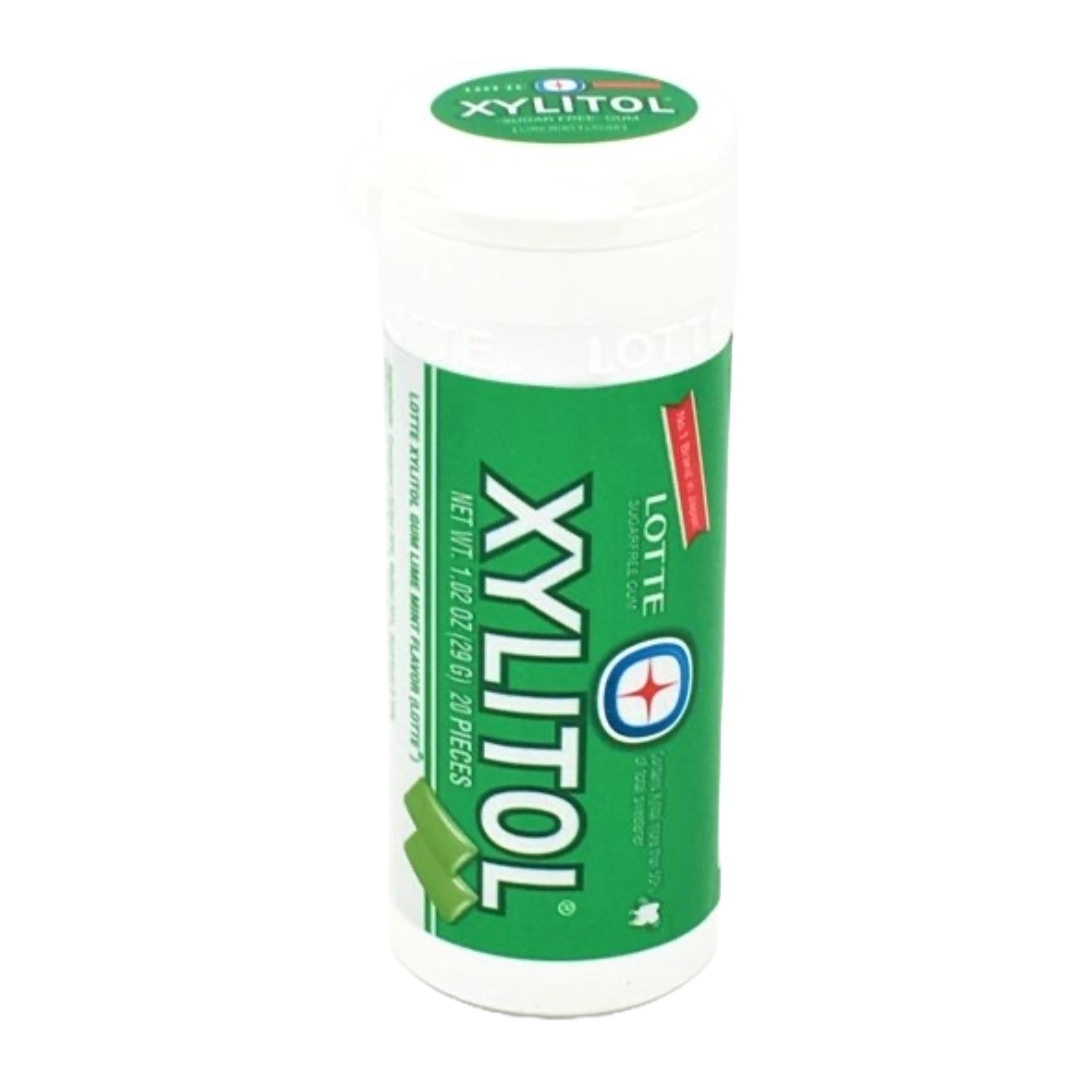 LOTTE XYLITOL LIME MINT GUM 29G