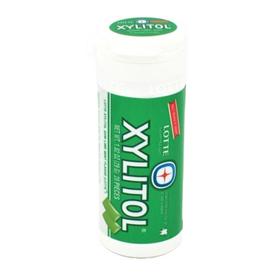LOTTE XYLITOL LIME MINT GUM 29G