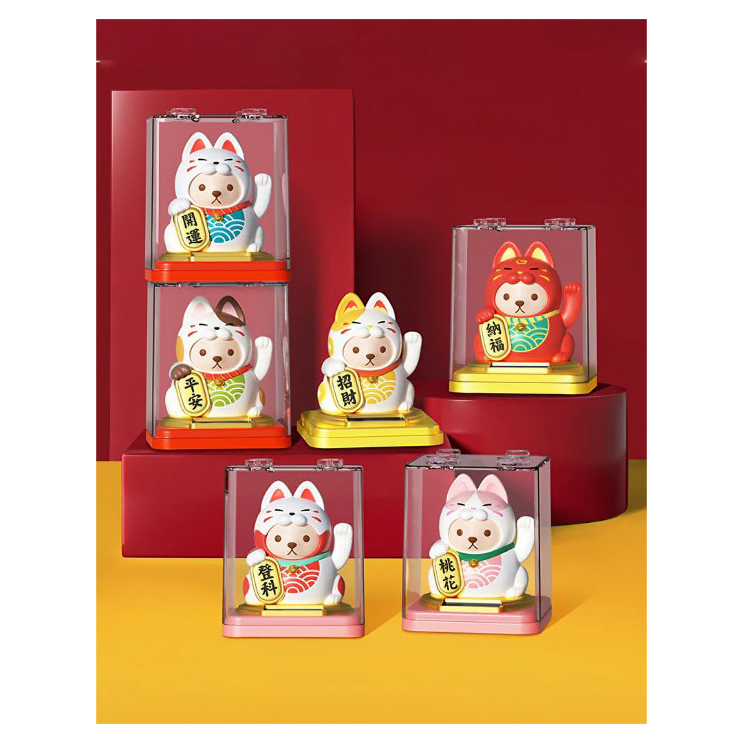 SOLAR TOY LUCKY CUTE CAT