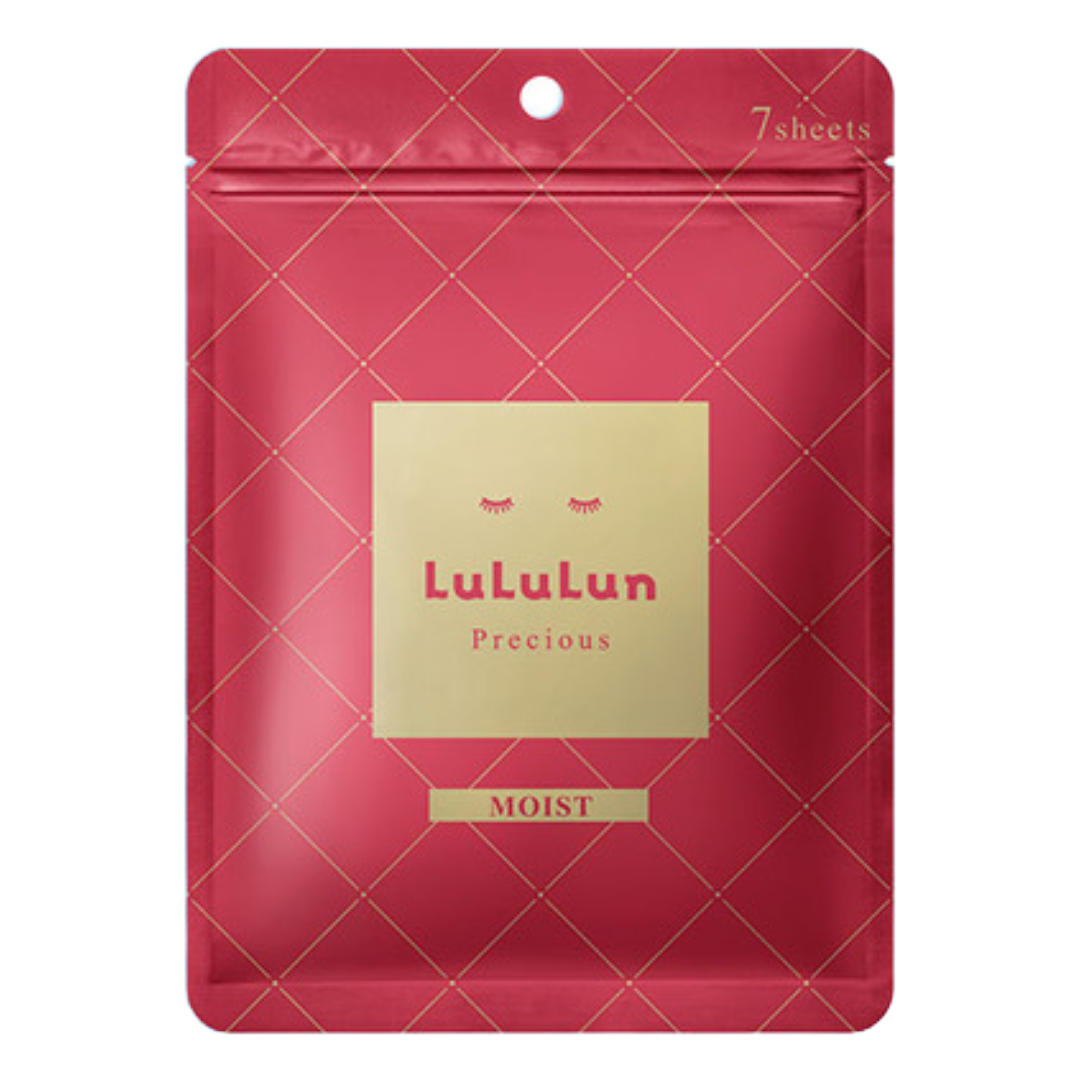 LULULUN PRECIOUS FACE MASK RED 7SHEETS