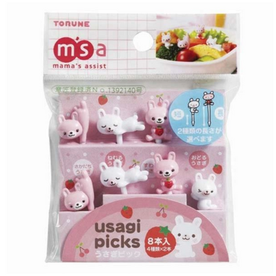 MAMAS ASSIST FOOD PICKS 8PC BUNNY
