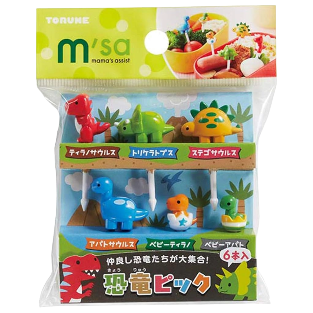MAMAS ASSIST FOOD PICKS 6PC DINOSAUR