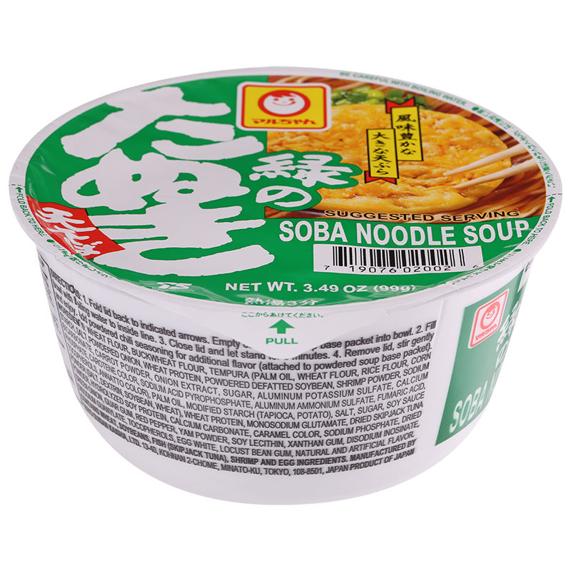 MARUCHAN SOBA MIDORINO TANUKI 101G