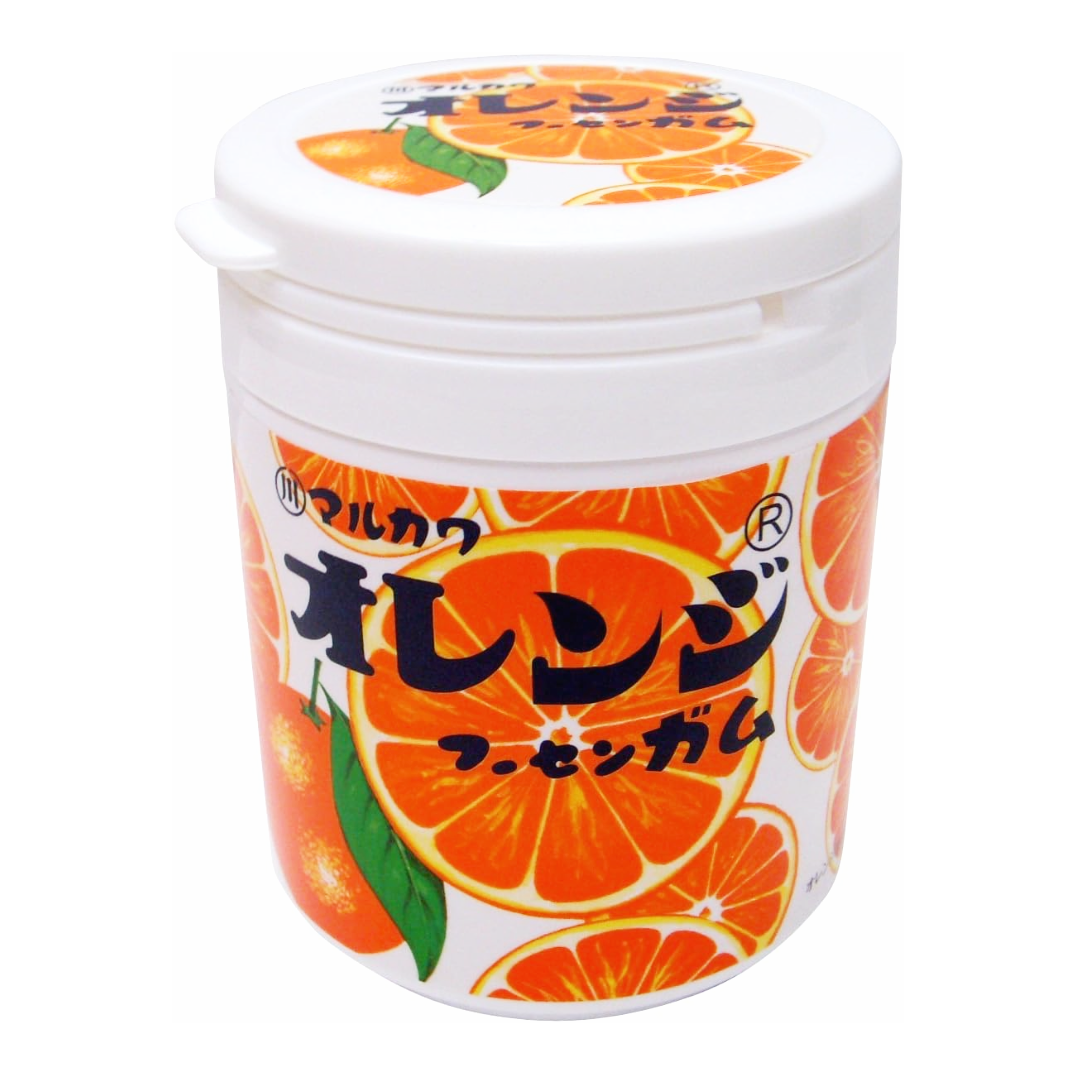 MARUKAWA SEIKA ORANGE MARBLE GUM 130GR
