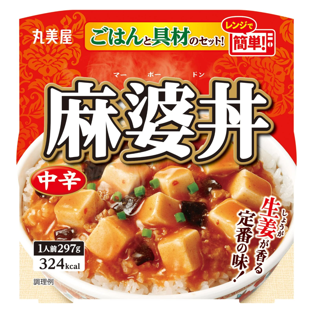 MARUMIYA MAPO TOFU CHICKEN MED SPICY WITH RICE 1P – HANAMARU MARUMIYA MAPO TOFU CHICKEN MED SPICY WITH RICE 1P – HANAMARU