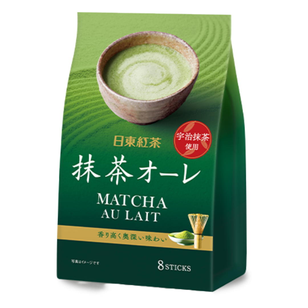 NITTO KOCHA TEA PKG MATCHA AU LAIT 120G
