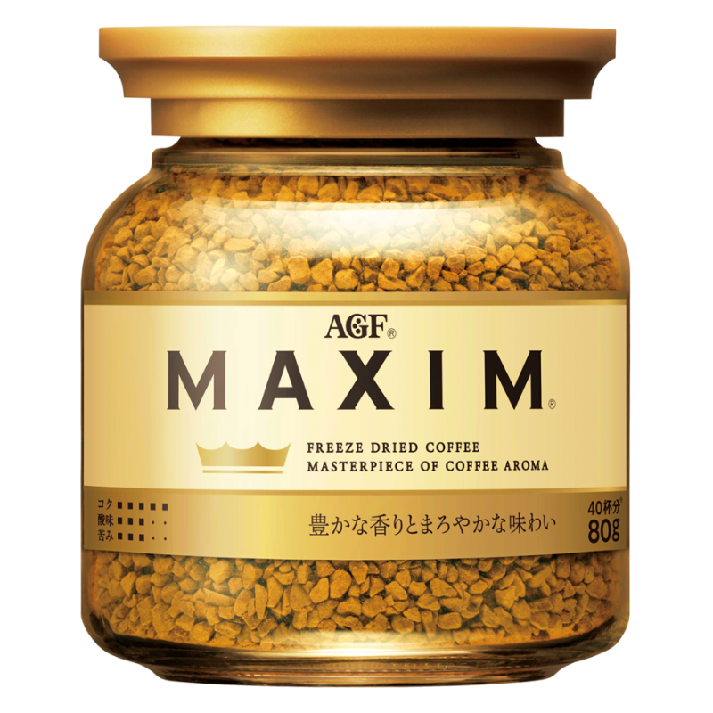 AGF MAXIM INSTANT COFFEE 80G JAR