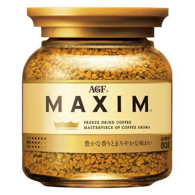 AGF MAXIM INSTANT COFFEE 80G JAR