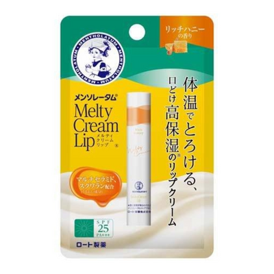 MENTHOLATUM MELTY CREAM LIP RICH HONEY