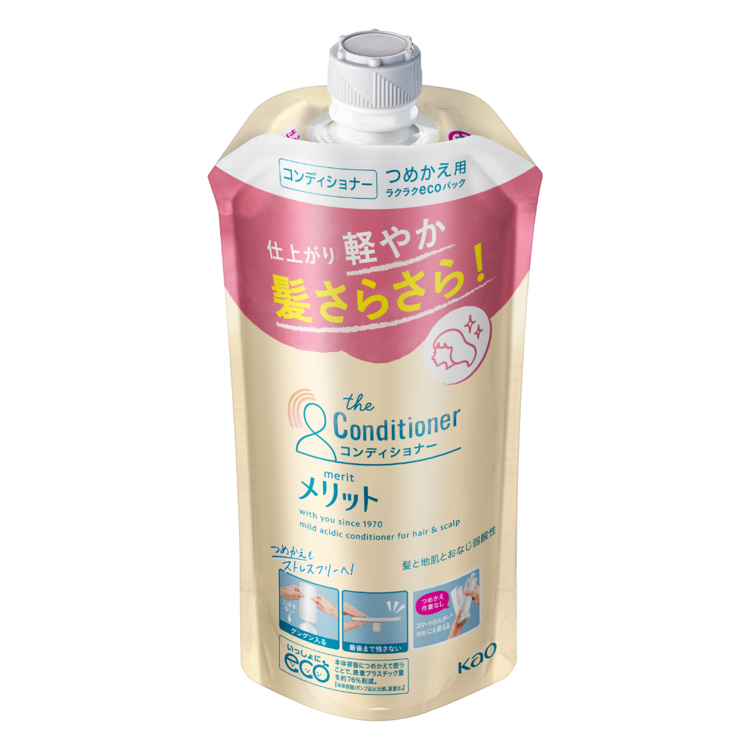 KAO MERIT CONDITIONER REFILL 340ML