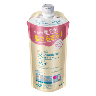 KAO MERIT CONDITIONER REFILL 340ML