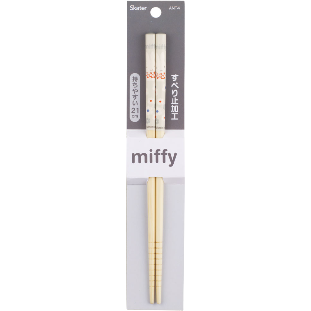 SKATER CHOPSTICKS MIFFY MONOCHROME 21CM