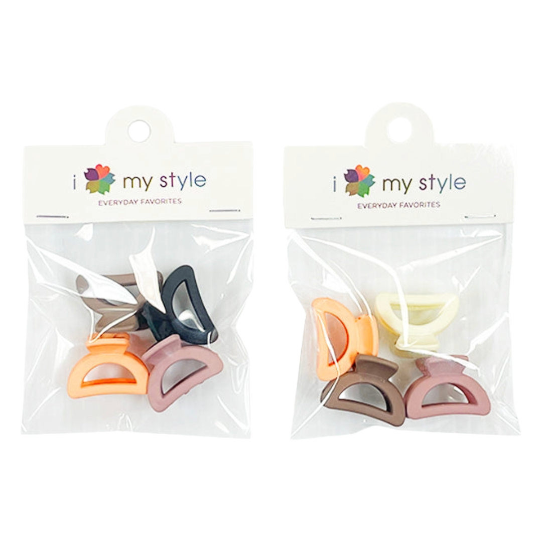 HAIR ACC HAIR CLAW CLIP MINI 4P