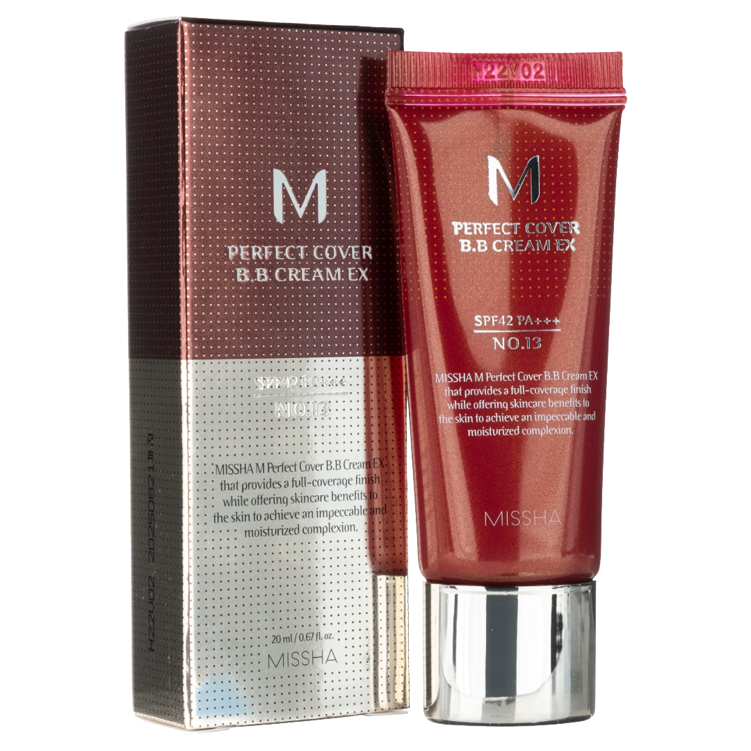 MISSHA M PERFECT COVER BB CREAM SPF 42 NO13 BRIGHT BEIGE